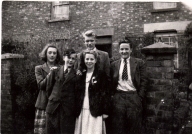 Ivan in 1948 with mum & friends